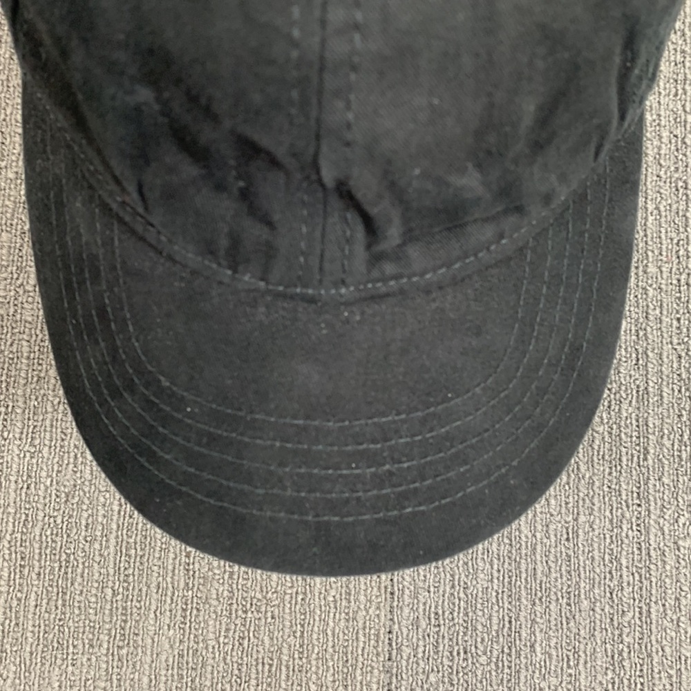 Time and Tru Baseball Hat Womens OSFM Black Soot Soft Adjustable Strapback Cap - Picture 4 of 12